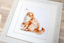 Kitten with a dragonfly B2270L Counted Cross-Stitch Kit