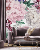 Flowers on White Background  Wallpaper