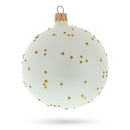 Festive Santa Wreath Gifts Glass Ball Christmas Ornament 4 Inches