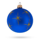 Serene Silent Night Nativity Scene- Glass Ball Christmas Ornament 3.25 Inches