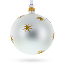 Snowman Duo Glass Ball 'Our First Christmas' Ornament 4 Inches