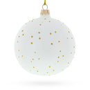 Delicate Fairy on Sparkling Glass Ball Christmas Ornament 4 Inches