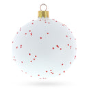 Proposal 'Will You Marry Me?' Glass Ball Christmas Ornament 4 Inches