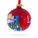 Las Vegas, Nevada Glass Ball Christmas Ornament 3.25 Inches