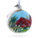 Desert Botanical Garden Phoenix, Arizona Glass Ball Christmas Ornament 3.25 Inches