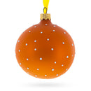 Boy Skiing Glass Ball Christmas Ornament 3.25 Inches