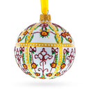 1901 Gatchina Palace Royal Glass Ball Christmas Ornament 3.25 Inches