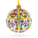 1901 Gatchina Palace Royal Glass Ball Christmas Ornament 3.25 Inches