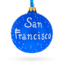 San Francisco, California Glass Ball Christmas Ornament 3.25 Inches