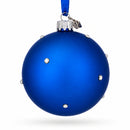 Star of David Jewish Glass Ball Ornament 3.25 Inches