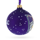 Music Instruments Glass Ball Christmas Ornament 3.25 Inches