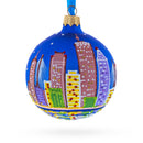 Boston, Massachusetts, USA Glass Ball Christmas Ornament 3.25 Inches