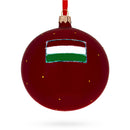 The Szechenyi Chain Bridge, Budapest, Hungary Glass Ball Christmas Ornament 4 Inches