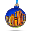 Indianapolis, Indiana Glass Christmas Ornament 3.25 Inches
