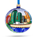 Tampa, Florida, USA Glass Ball Christmas Ornament 4 Inches