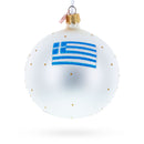 Colossus of Rhodes, Greece Glass Ball Christmas Ornament 4 Inches