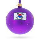 Gyeongbokgung Palace, Seoul, South Korea Glass Ball Christmas Ornament 4 Inches