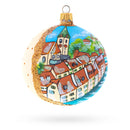 Old City, Bern, Switzerland Glass Ball Christmas Ornament 4 Inches