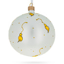 Cap and Tassel Commemorative Glass Ball Christmas Ornament 4 Inches.