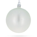 Snowmen Celebrating 'Our First Christmas' Glass Ball Christmas Ornament 4 Inches