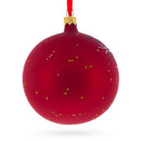 Ghosts and Haunted House Glass Ball Halloween Ornament 4 Inches