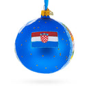 The Walls of Dubrovnik, Croatia Glass Ball Christmas Ornament 4 Inches
