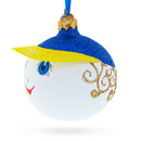 Boy in the Hat Glass Ball Christmas Ornament 3.25 Inches