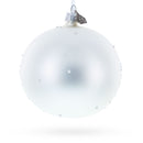 Chalet and Ski Lifts in the Mountains Glass Ball Christmas Ornament 4 Inches