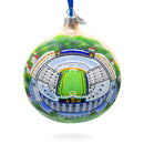 LSU Tiger Stadium, Baton Rouge, Louisiana Glass Ball Christmas Ornament 4 Inches
