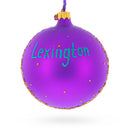 Keeneland, Lexington, Kentucky, USA Glass Ball Christmas Ornament 4 Inches