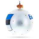 Flag of Estonia Flag Glass Ball Christmas Ornament 3.25 Inches