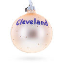Rock & Roll Hall of Fame, Cleveland, Ohio Glass Ball Christmas Ornament 3.25 Inches