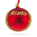 Georgia Aquarium, Atlanta, Georgia Glass Ball Christmas Ornament 4 Inches