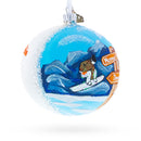 Mammoth Mountain Ski Area, California, USA Glass Ball Christmas Ornament 4 Inches