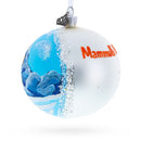 Mammoth Mountain Ski Area, California, USA Glass Ball Christmas Ornament 4 Inches