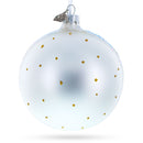 Mountain River Painting Glass Ball Christmas Ornament 4 Inches
