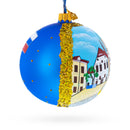 Old Town in Bratislava, Slovakia Glass Ball Christmas Ornament 4 Inches