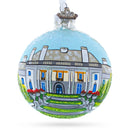 Nemours Estate, Wilmington, Delaware Glass Ball Christmas Ornament 3.25 Inches