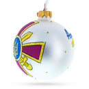 Army of Ukraine Glass Ball Christmas Ornament 3.25 Inches