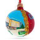 Virginia State Museum, Charleston, West Virginia Glass Ball Christmas Ornament 3.25 Inches