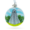 Tikal, Guatemala Glass Ball Christmas Ornament 3.25 Inches