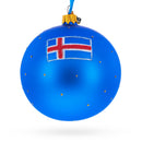 Hallgrimskirkja Church of Hallgrímur, Reykjavík, Iceland Glass Christmas Ornament