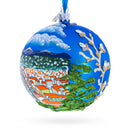 Castle Hill (Colline du Chateau), Nice, France Glass Ball Christmas Ornament