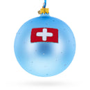 Matterhorn, Zermatt, Switzerland Jeweled Glass Ball Christmas Ornament 4 Inches