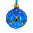 1897 Coronation Royal Glass Ball Christmas Ornament 2.4 Inches