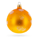 Merry Christmas from Two Bears in Love Glass Ball Christmas Ornament 4 Inches