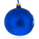 Bird Immersed in a Book Hand-Glass Ball Christmas Ornament 4 Inches