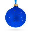 White Wine Bottle Glass Ball Christmas Ornament 3.25 Inches