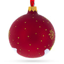 Dogs Celebrating with Cocktails Glass Ball Christmas Ornament 3.25 Inches