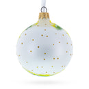 Woodpecker Glittered Glass Ball Christmas Ornament 3.25 Inches